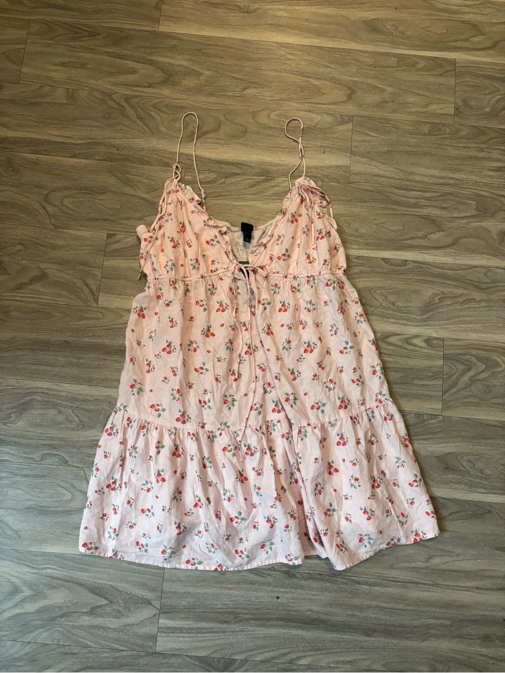 wild fable Light Pink Floral Satin-Feel Chemise